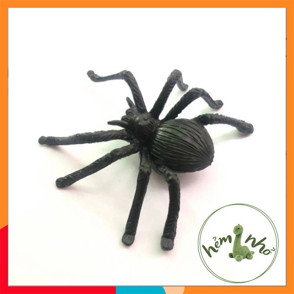 Con Nhện Giả Size To 6.5x7.5 - Dùng Troll, Trang Trí Decor, Đồ Chơi Cho Chó Mèo