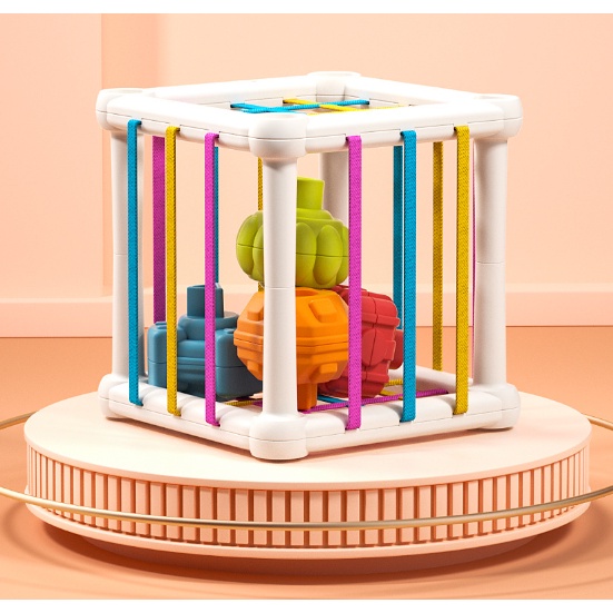 Mới Đồ Chơi Khối Xếp Hình Nhiều Màu Giáo Dục Theo Phương Pháp Montessori Cho Bé