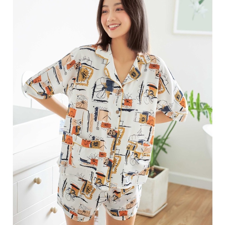 VIBES Đồ Bộ Pijama ngắn Lala Py Set