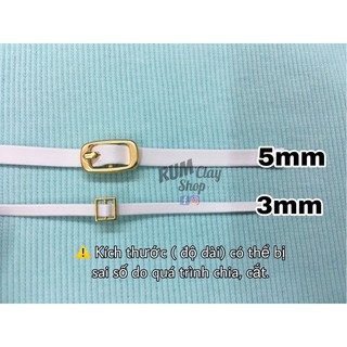 Dây Da Thắt Lưng Mini cho Obitsu, Bjd, Búp bê