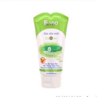 Sữa rữa mặt e100 dưa leo dưỡng da mịn 100g