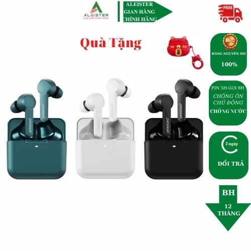 Tai nghe Aleister E68 plus không dây blutooth chụp tai định vị đổi tên chống ồn chống nước