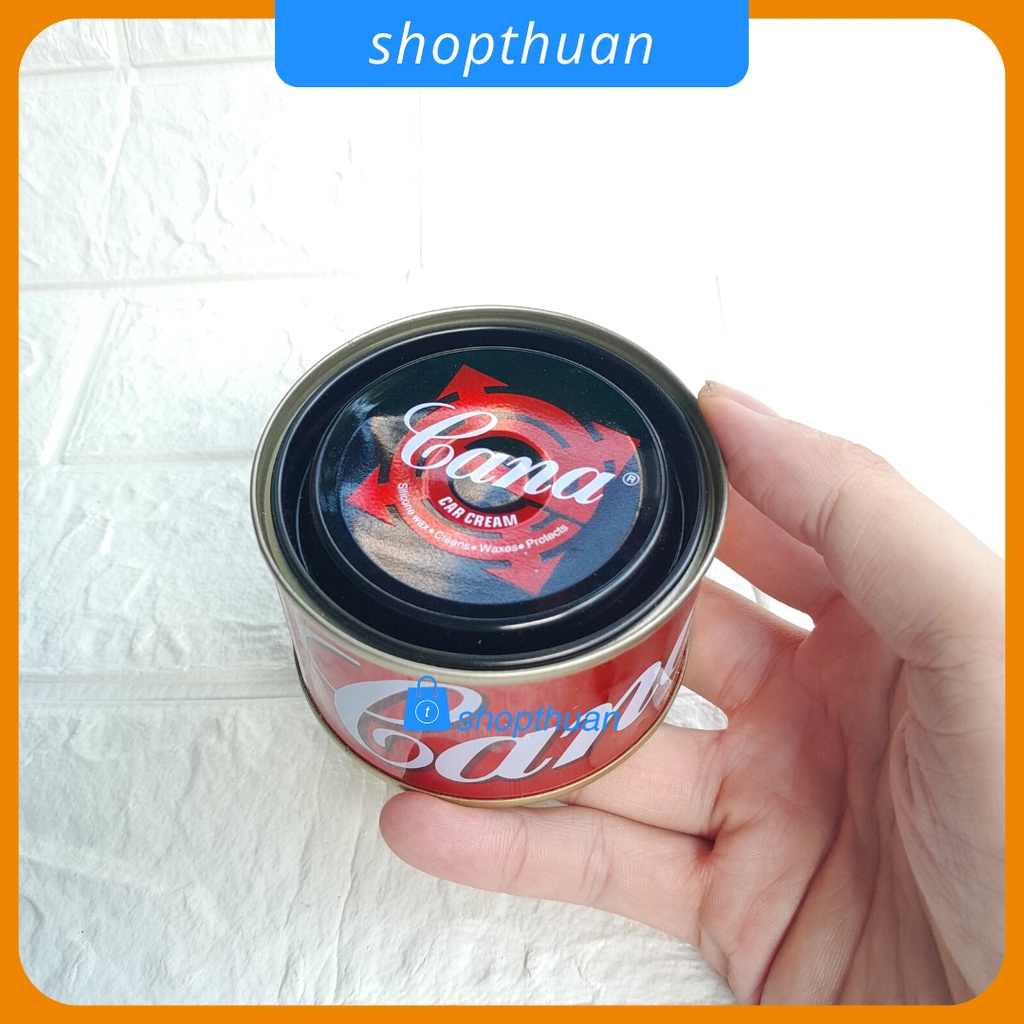 Kem đánh bóng xóa trầy xước sơn ôtô, xe máy - hộp Cana Car Cream 100gram