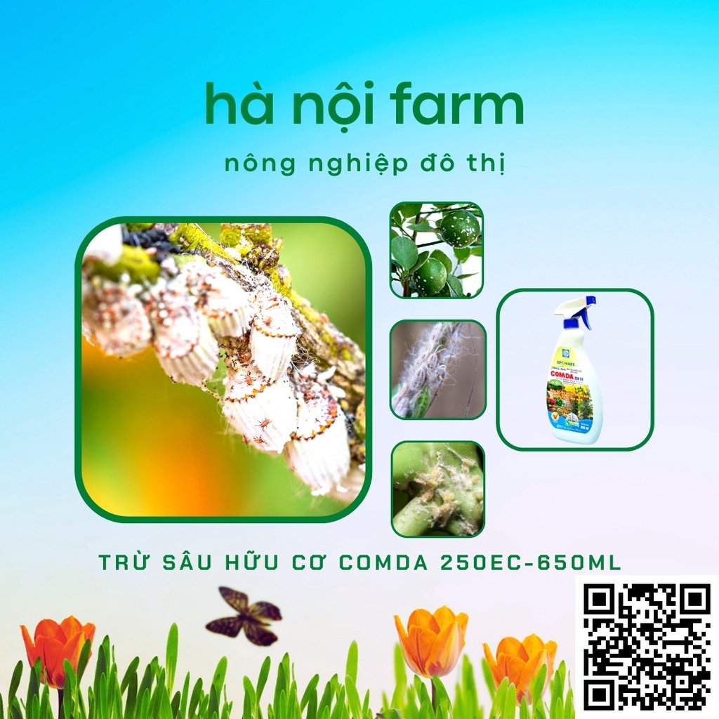 DUNG DỊCH TRỪ SÂU HỮU CƠ SINH HỌC COMDA 250EC
