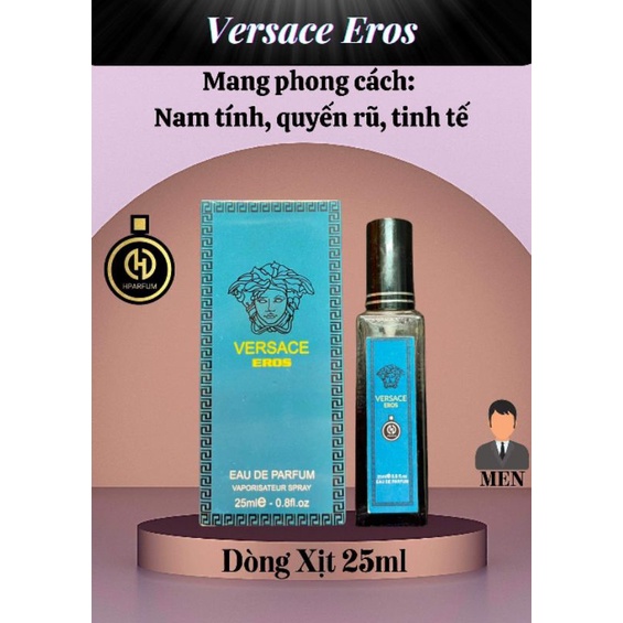 Nước hoa nam Hparfum Versace Eros 25ml