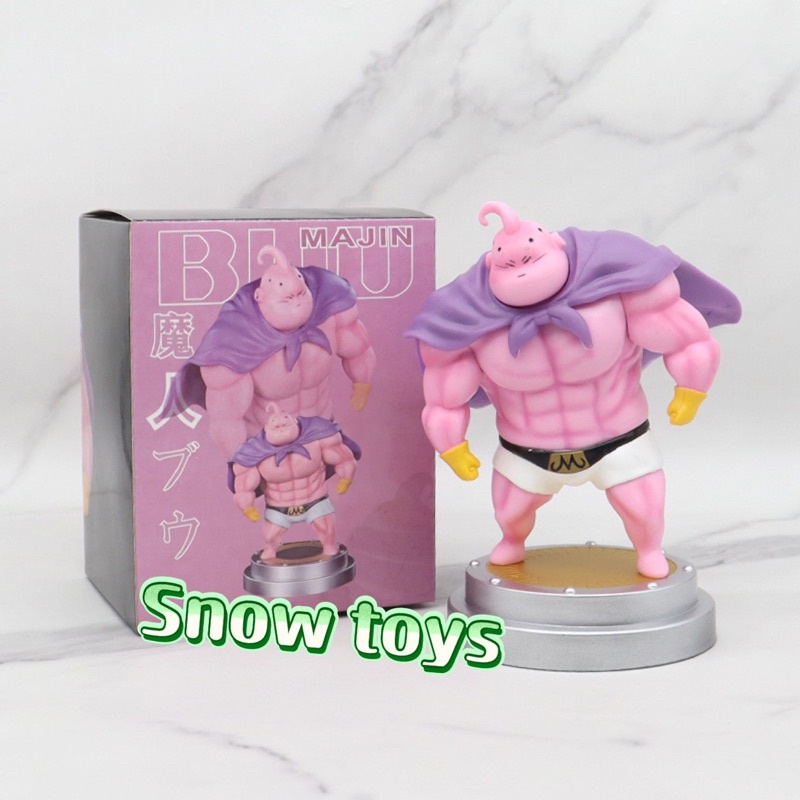Mô hình Dragon ball - Mô hình Majin Buu béo siêu nhân lực sĩ MajinBuu - Ma bư mập Ma bư béo - Full box - Cao 15cm