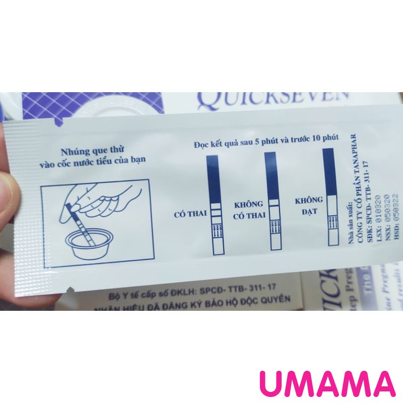 QUE THỬ THAI QUICKSEVEN TANAPHAR