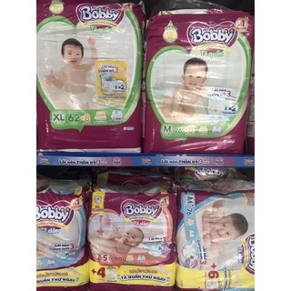 Tã dán /quần bobby đủ size S80/M76/M76/L68/xl62