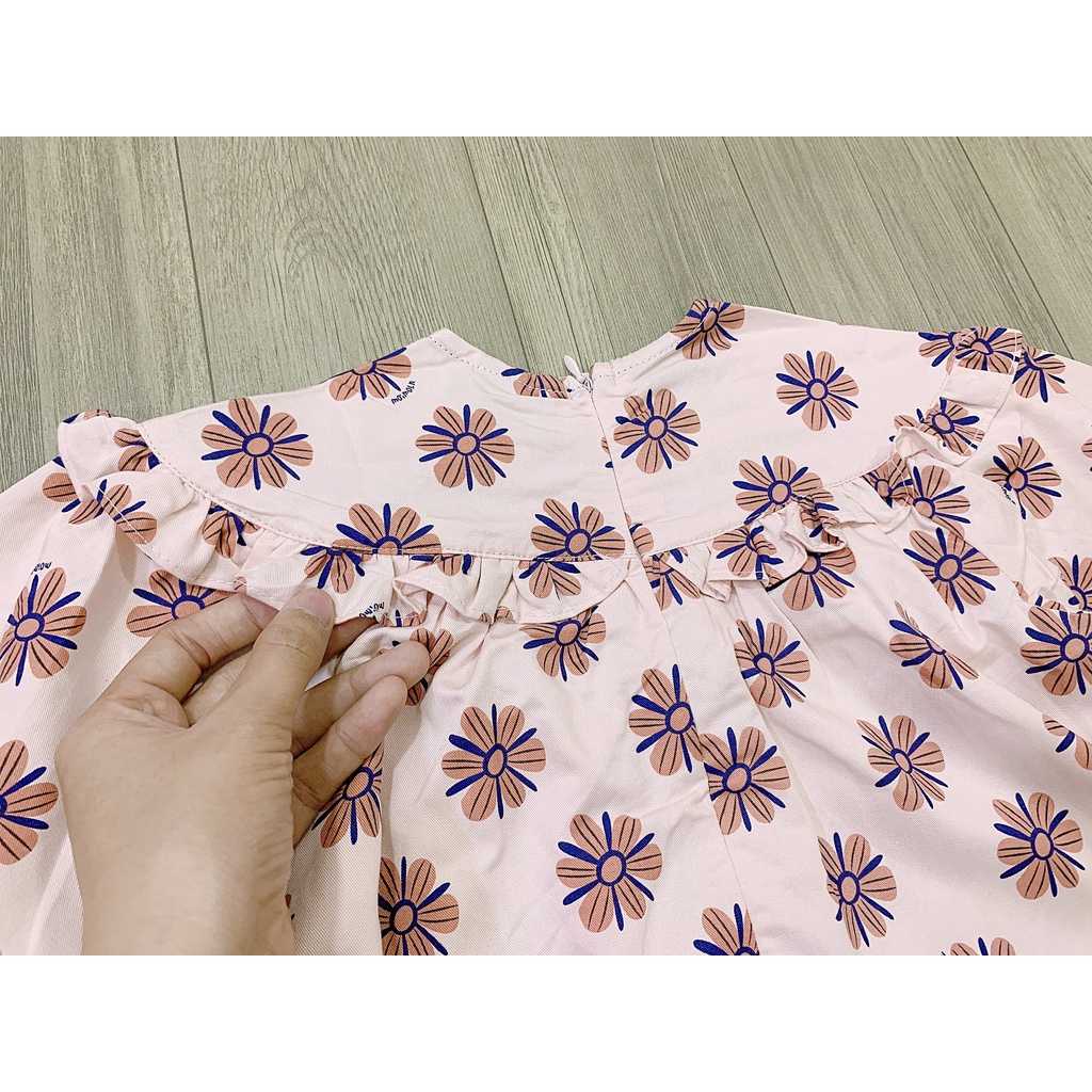 Váy MoiMoin dài tay hồng