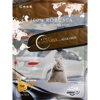 Túi thơm cà phê Robusta - 12 màu lựa chọn