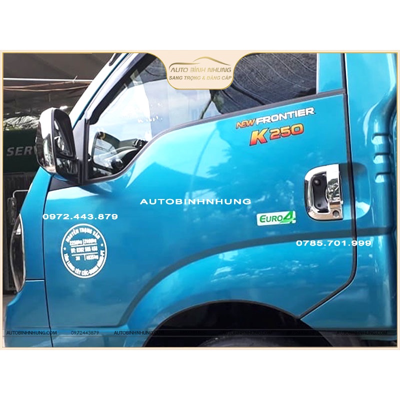 Đồ ốp mạ crom tráng gương xe KIA BONGGO,K250,k200.