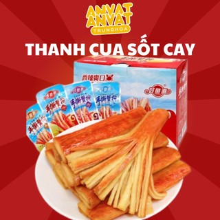 Thanh Cua Sốt Cay Hồ Nam Ăn Liền 1 gói 14g, Thanh Cua Ăn Vặt Trung Quốc