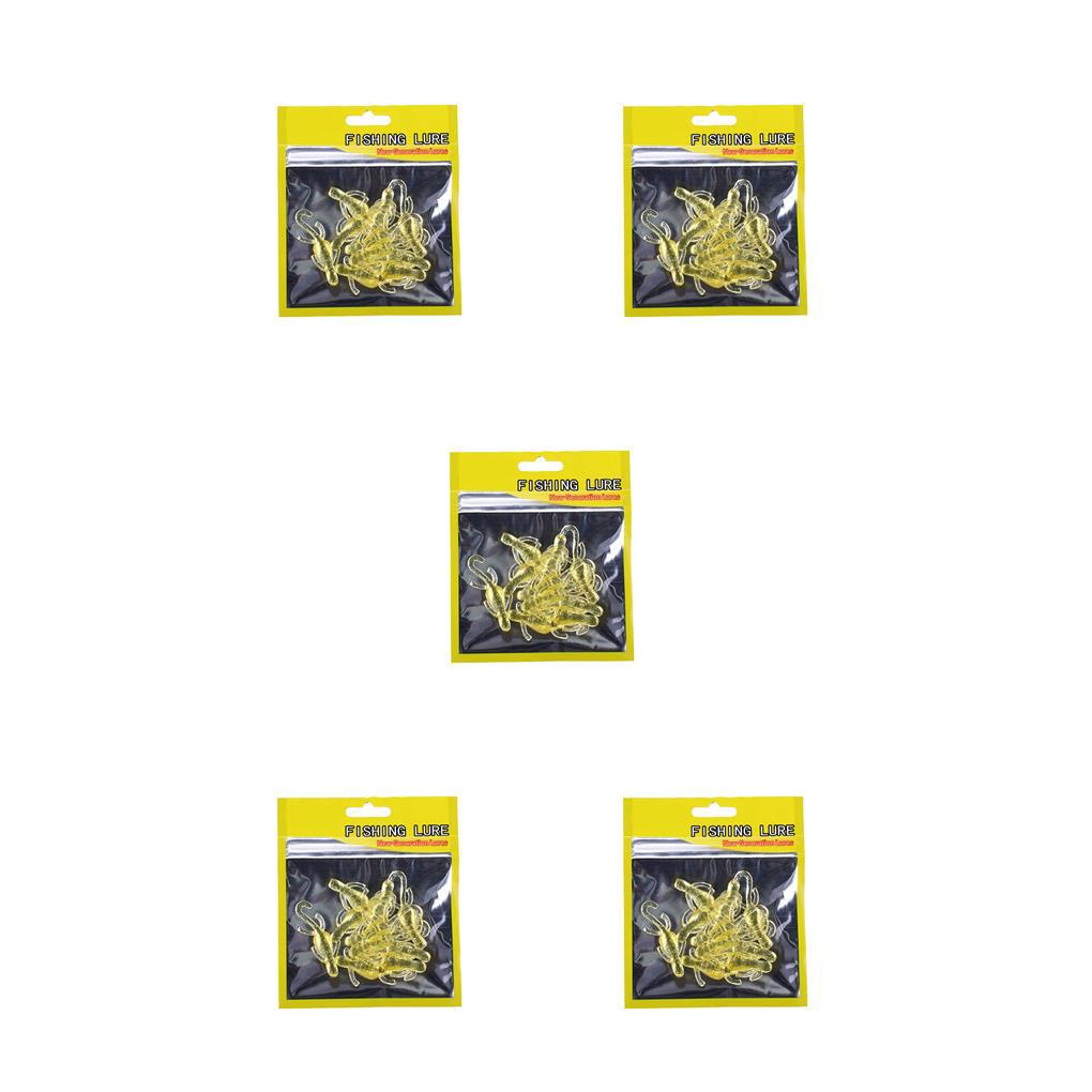 1 / 2 / 3 / 5 Túi 10 Mồi Sâu Giả Mềm Câu Cá Hiệu Quả