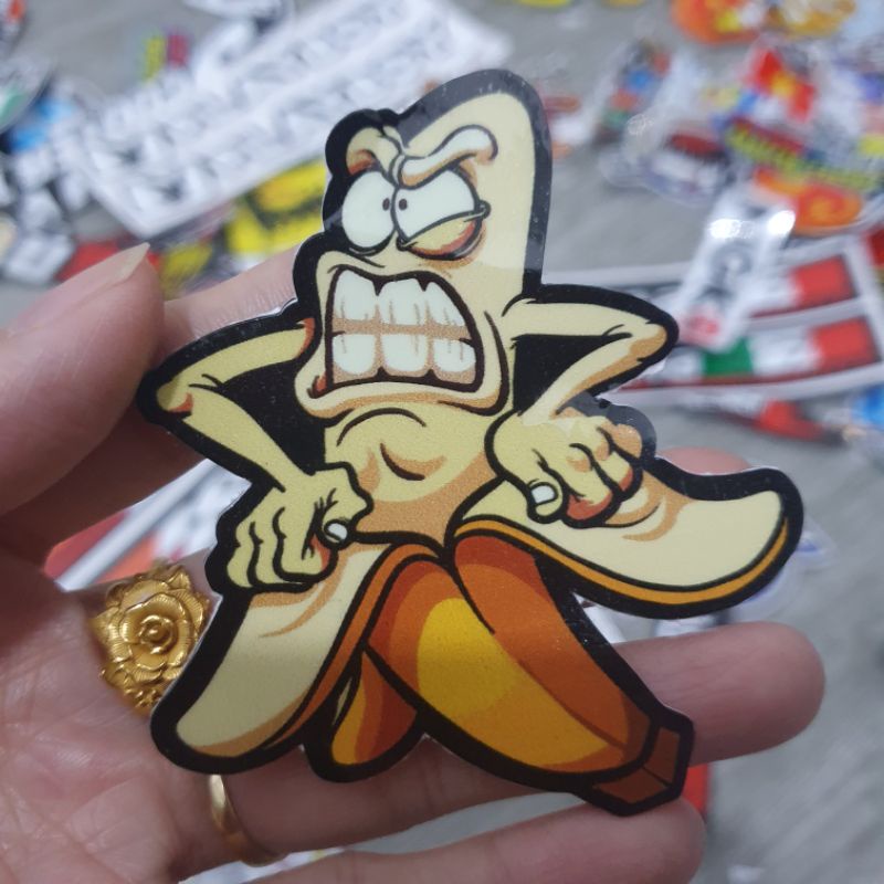 Tổng hợp nhiều hình dán, tem, sticker, dễ thương, hài hước, vui nhộn dán xe, đt, nón,.. tùy thích