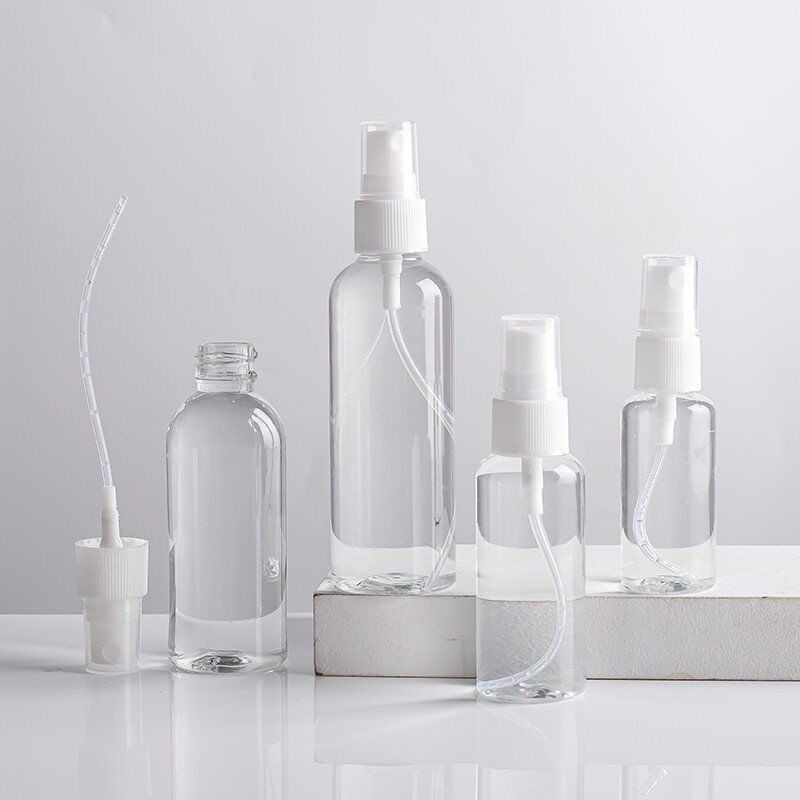 Chai lọ nhựa thủy tinh chiết mỹ phẩm, serum tinh chất chân không, xịt phun sương, vòi nhấn nhỏ giọt