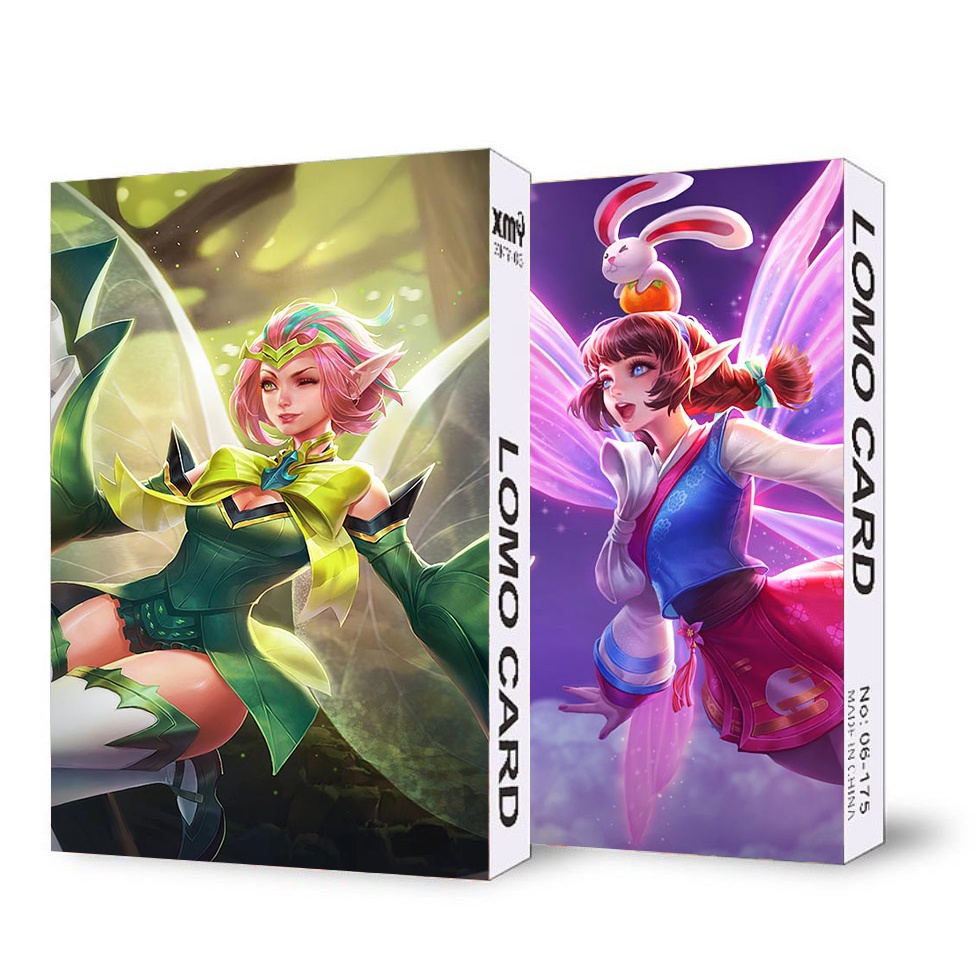 ( không kèm hộp ) Hộp ảnh lomo in hình KRIXI Liên quân game Arena of Valor thẻ card anime chibi 30 tấm