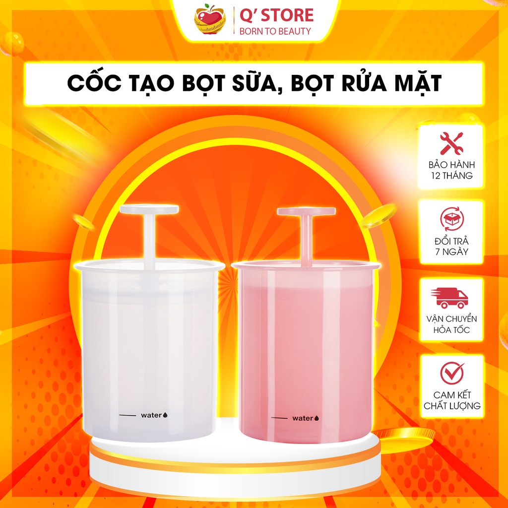 Cốc Tạo Bọt Sữa 💖HOT💖 Tạo Bọt Rửa Mặt Thời Trang Thiết Kế Tiện Dụng Cho Gia Đình, Phù Hợp Với Mọi Người