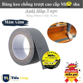 Băng Keo Chống Trượt Ngoài Trời Cao Cấp  MÀU XÁM 50mm x 18.3m