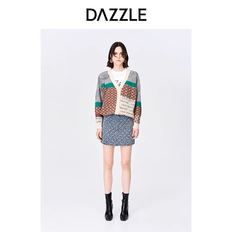 Chân váy bò Dazzle