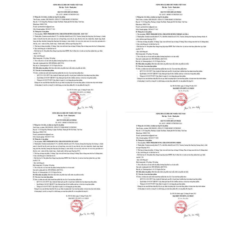 SFD Creatine Monohydrat 500g