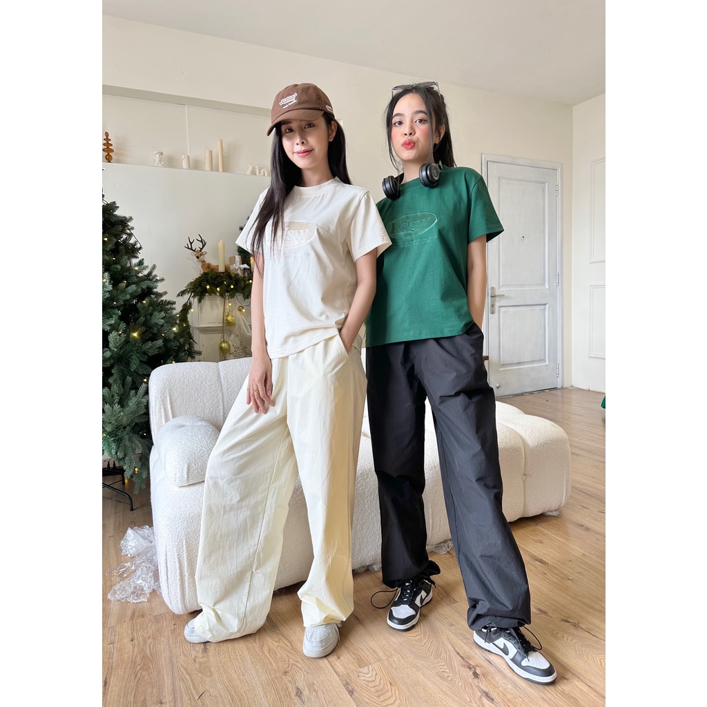 Quần dài ống rộng chất dù PAUL PANTS