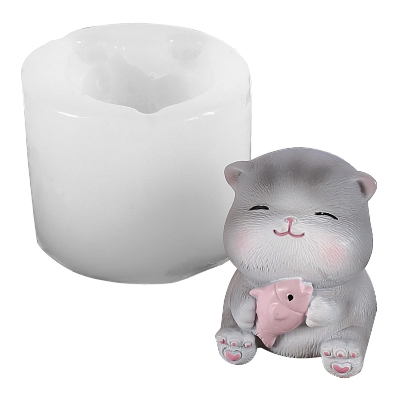 Khuôn Silicone Tạo Hình Làm Xà Phòng Hình Dạng 3D DIY