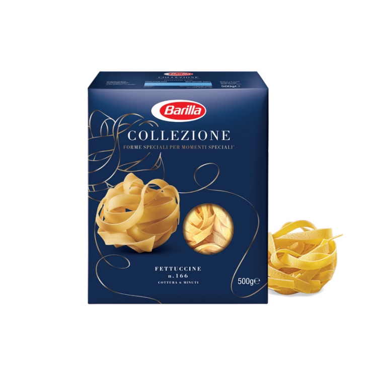 Mỳ sợi dẹp Fettuccine số 166 - Fettuccine - Barilla - 500g