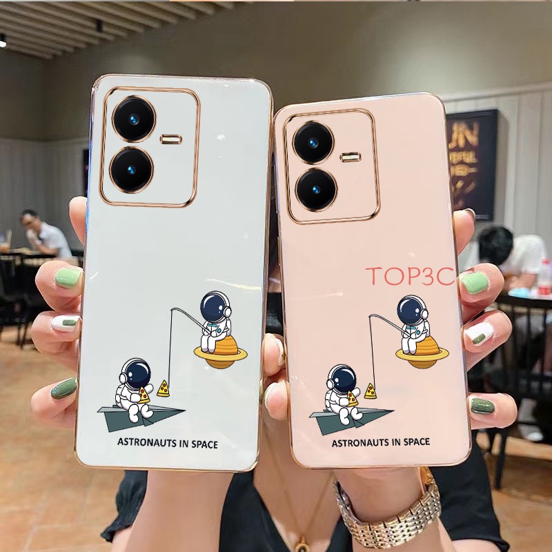 Ốp lưng Vivo y22s Ốp Điện Thoại Họa Tiết Nasa Cho Vivo Y22 Y21 Y21s Y33S t1x Y20 Y12S Y12A Y20S G Y16 Y15S Y01 Y01A Y12 Y11 Y02S Y17 Y15 u10 xq