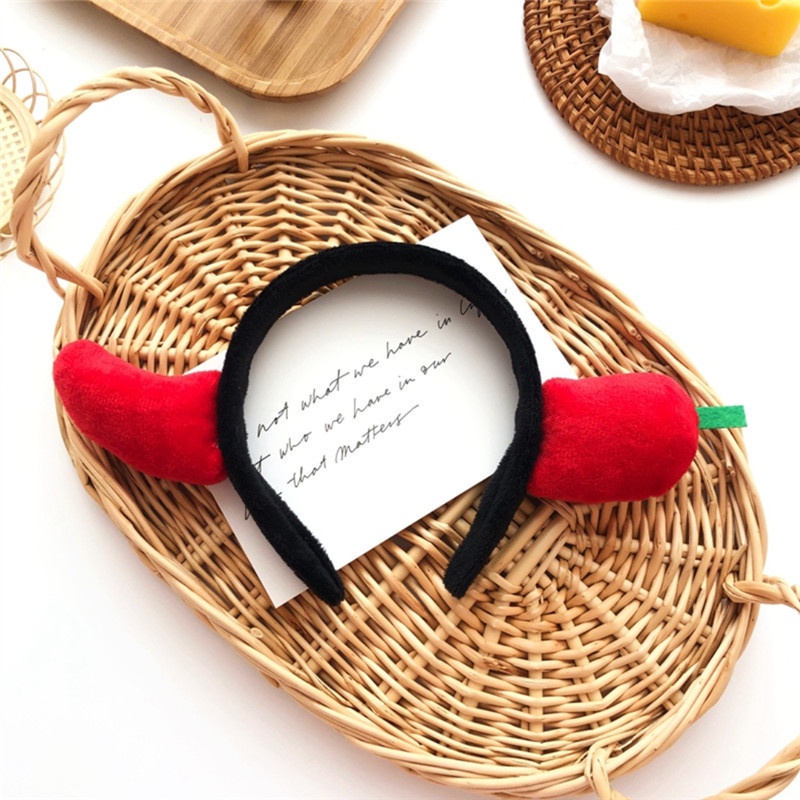 Băng Đô Cà Rốt / Cá Muối Hoạt Hình Nhồi Bông Đội Đầu Vui Nhộn