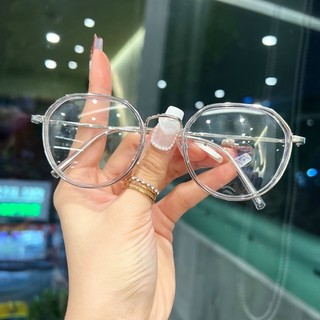 Gọng kính cận nam nữ với thiết kế form lục giác càng kính siêu nhẹ