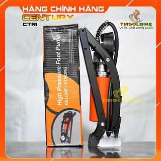 Bơm Chân Xe Đạp Xe Máy Century