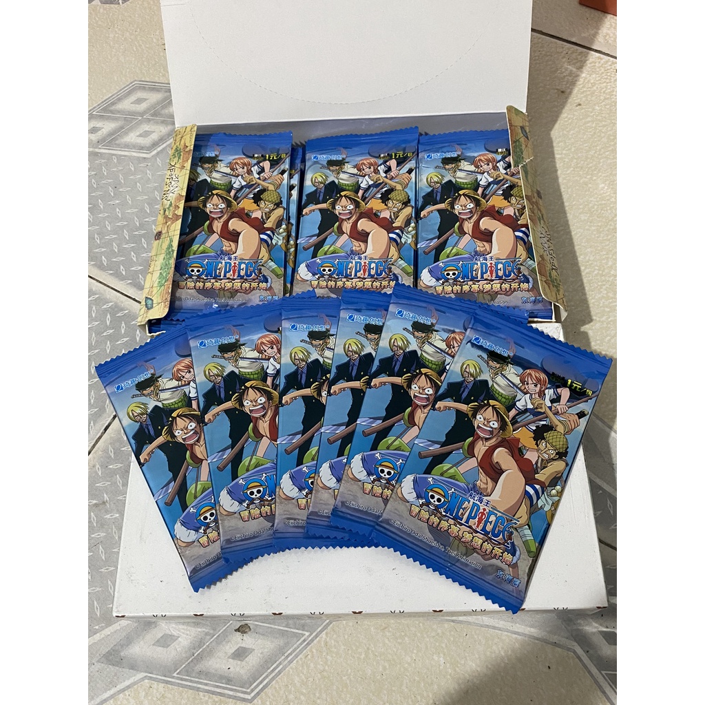 36 Mẫu Set 180 Ảnh Thẻ Nhân Phẩm One Piece Pack Card In Hình Nhân Vật Anime Chính Hãng Toei Animation - Vua Hải Tặc
