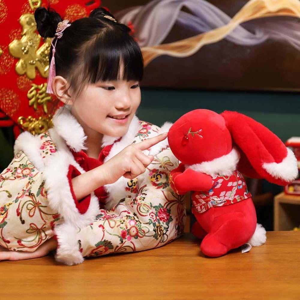 DARNELL Thỏ Nhồi Bông Chất Liệu Cotton Mềm Mại Trang Trí Nhà Cửa