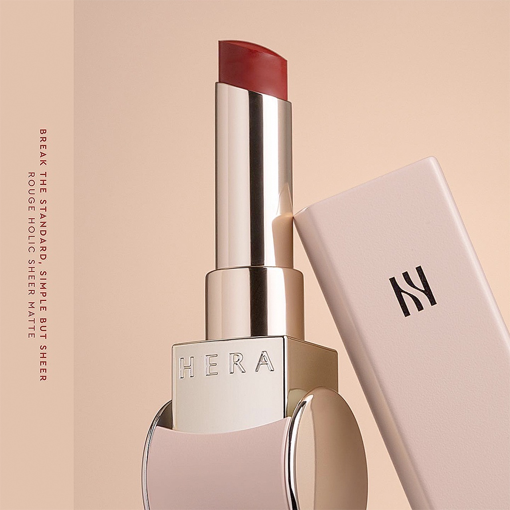 HERA Rouge Holic Sheer Matte Lipstick 3g Kết Cấu Hoàn Hảo Thoáng Khí
