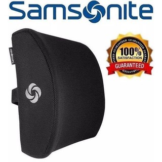 Gối tựa lưng ô tô samsonite, gối chống đau mỏi lưng, khử mùi hôi, hỗ trợ đau cột sống, nhập đức