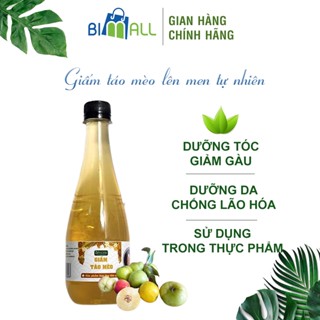 Giấm táo mèo BIMALL 450ml dưỡng da đẹp tóc
