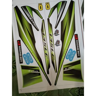 Tem rời ex 2010 xanh non đen 135lc