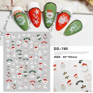 Stiker dán móng noel cập nhật 2022