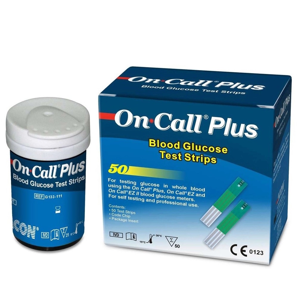 Que thử đường huyết Acon On Call Plus - Hộp 25 que - Hộp 50 que