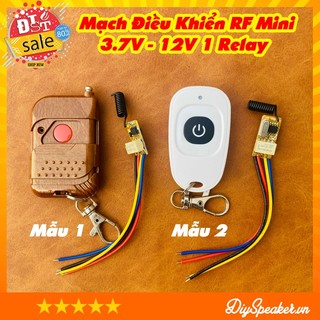 Mạch điều khiển rf mini 3.7v - 12v 1 relay