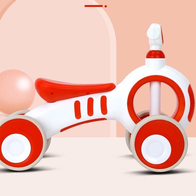 Xe chòi chân cho bé cao cấp 4 bánh chống đổ có nhạc và đèn phát sáng vui nhộn tải trọng 80kg .