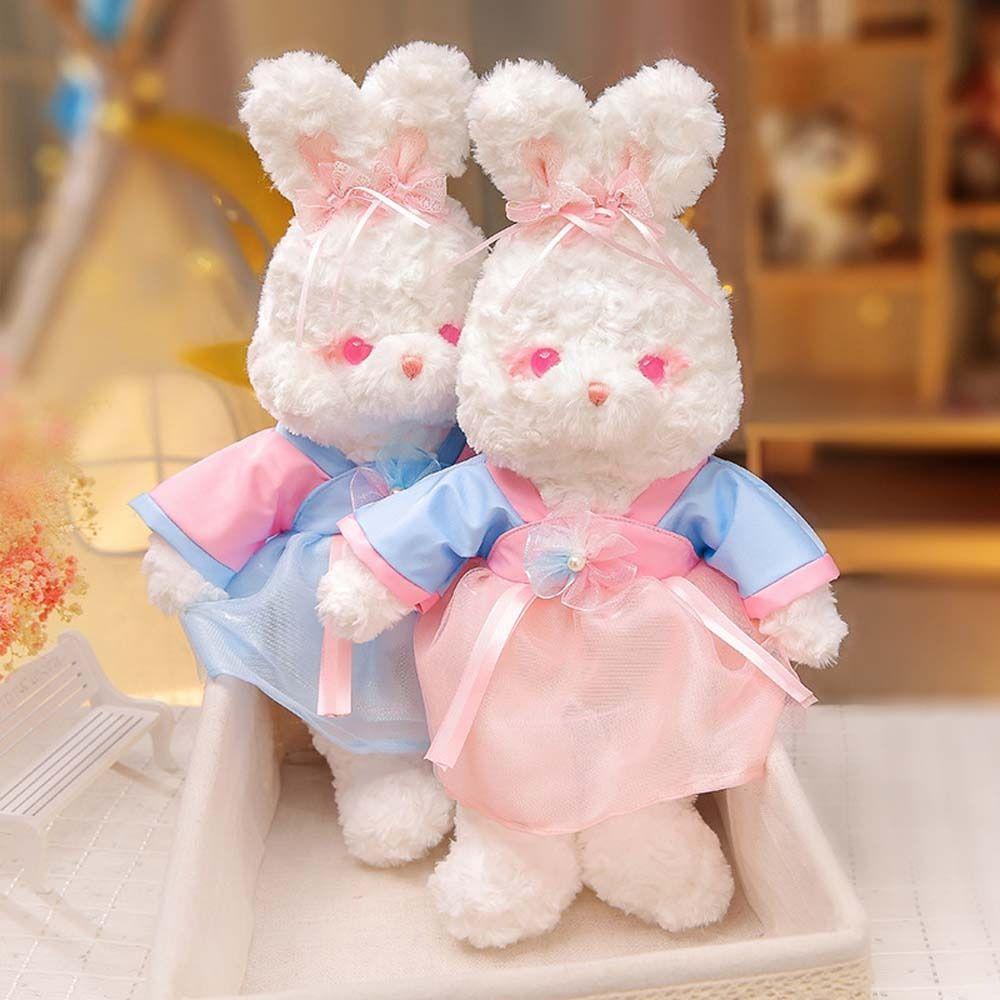 Thỏ Nhồi Bông Mềm Mại Trang Trí Nhà Cửa Phong Cách Hanfu