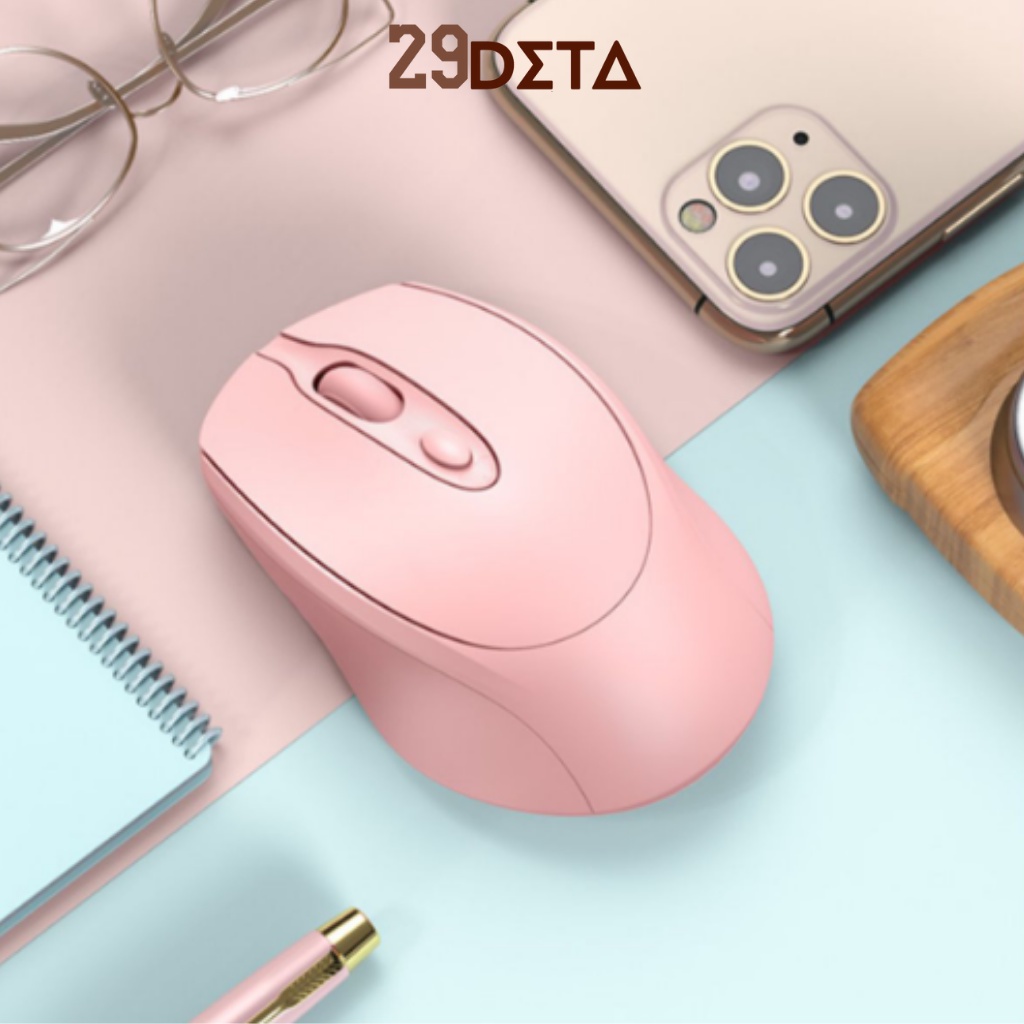 Chuột bluetooth máy tính không dây silent sạc pin 29deta  chuột thích hợp cho macbook pro, điện thoại, laptop không ồn | BigBuy360 - bigbuy360.vn