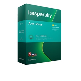 Phần mềm diệt virus Kasperski Anti Virus 1PC 1 Năm