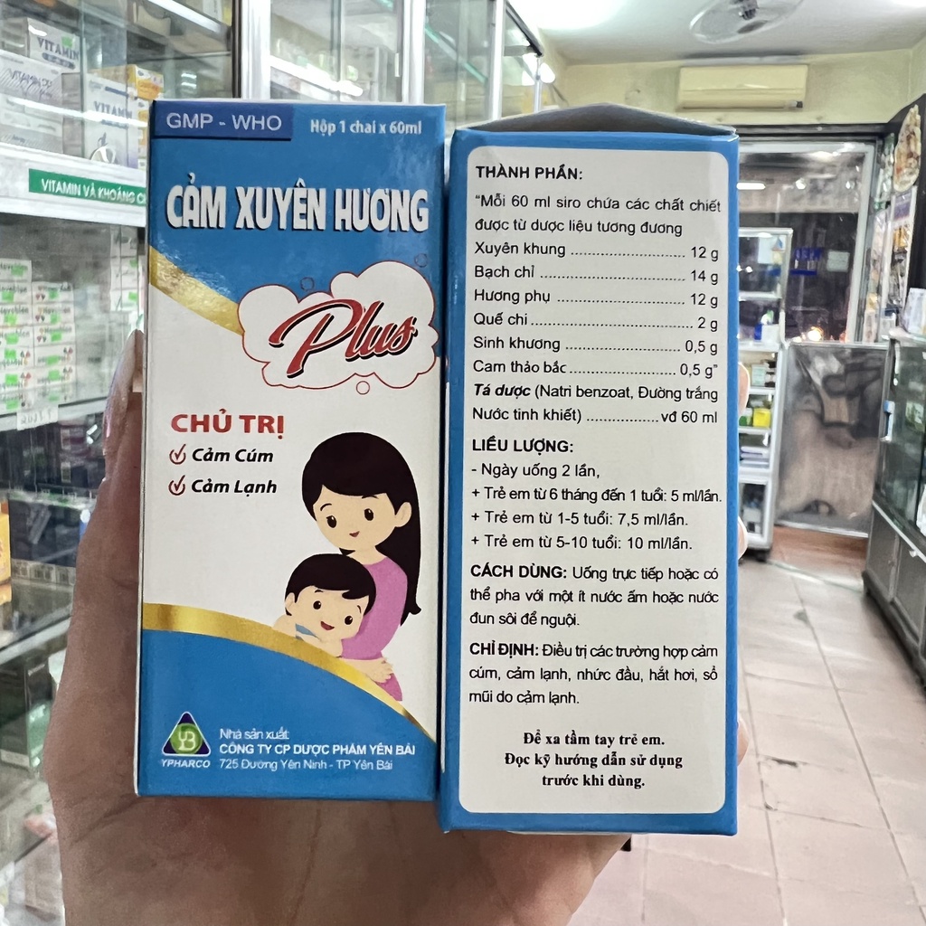 Siro cảm xuyên hương lọ 60ml