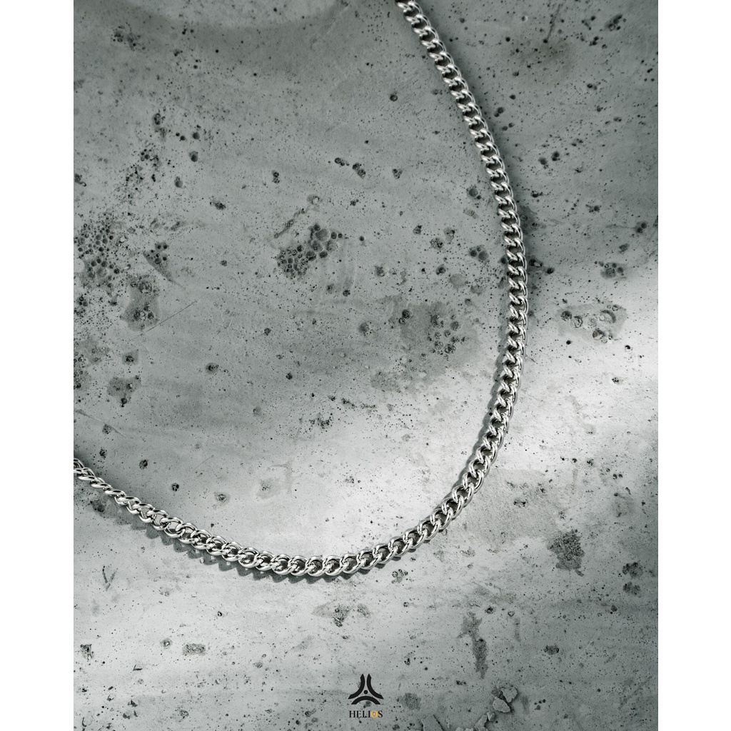 Dây chuyền nam, nữ Helios Equator - Vòng cổ trơn unisex phong cách basic chất liệu Thép không gỉ 316L cao cấp