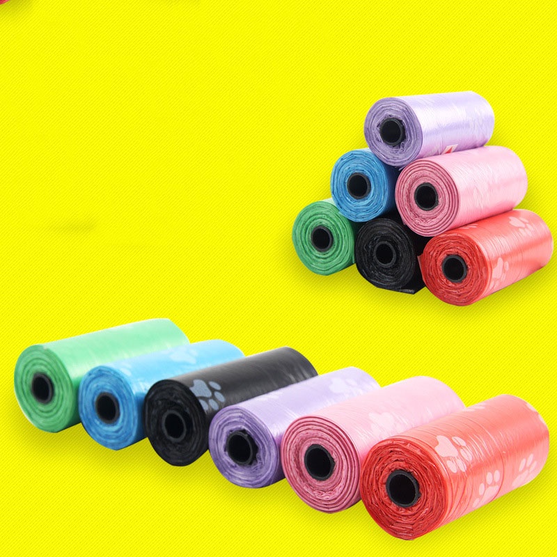 15 / 5 Cuộn Túi Đựng Rác Nhiều Màu Sắc Thân Thiện Với Môi Trường Tiện Dụng