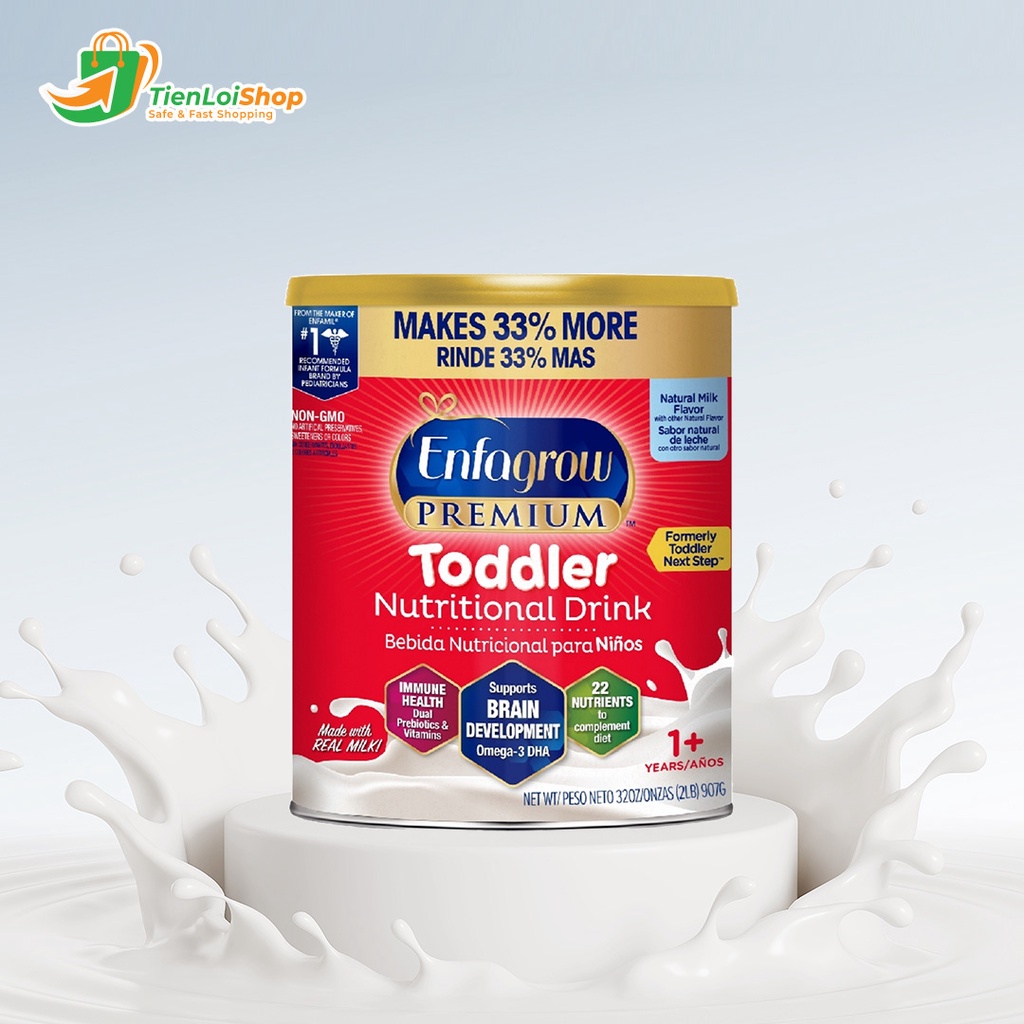 Sữa Bột Enfagrow Premium Toddler Nutritional 907g Cho Bé Từ 1 Tuổi