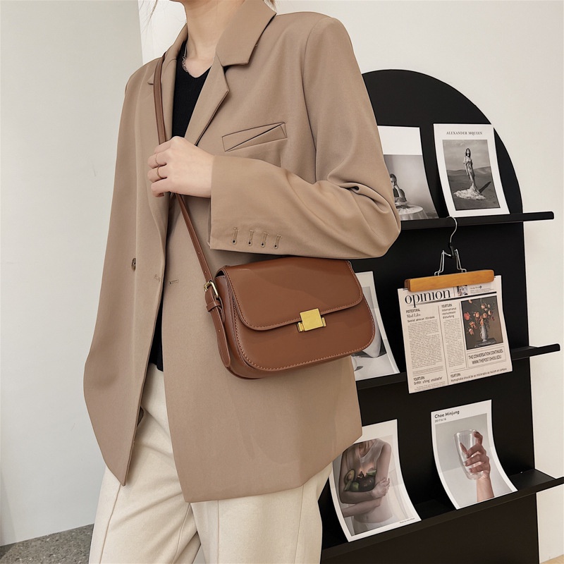 Túi xách nữ kẹp nách, đeo chéo, nhiều ngăn, da mềm mịn, 2 dây ngắn, dài kèm theo  - Kho Túi Quảng Châu 29