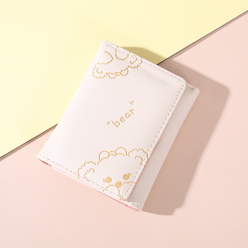 IELGY Ví Đựng Thẻ Nhiều Ngăn mini Họa Tiết Hoạt Hình Dành Cho Nữ